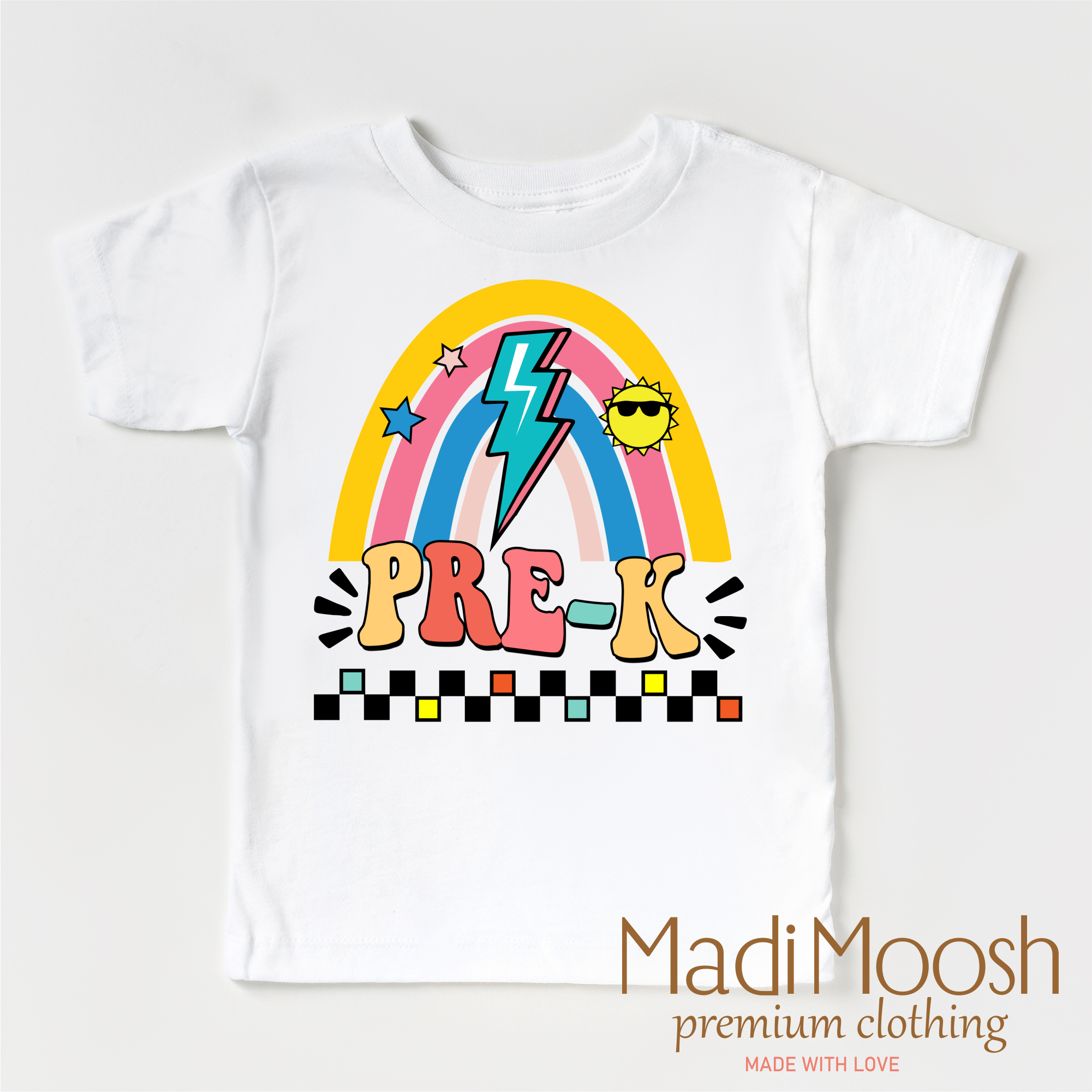 Pre-K Rainbow School Shirt - School Shirt