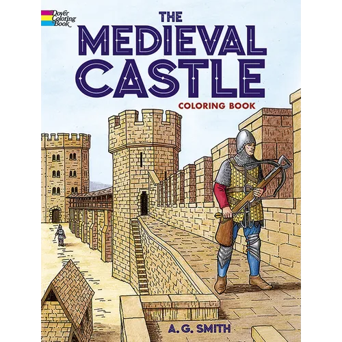 The Medieval Castle Coloring Book - Paperback