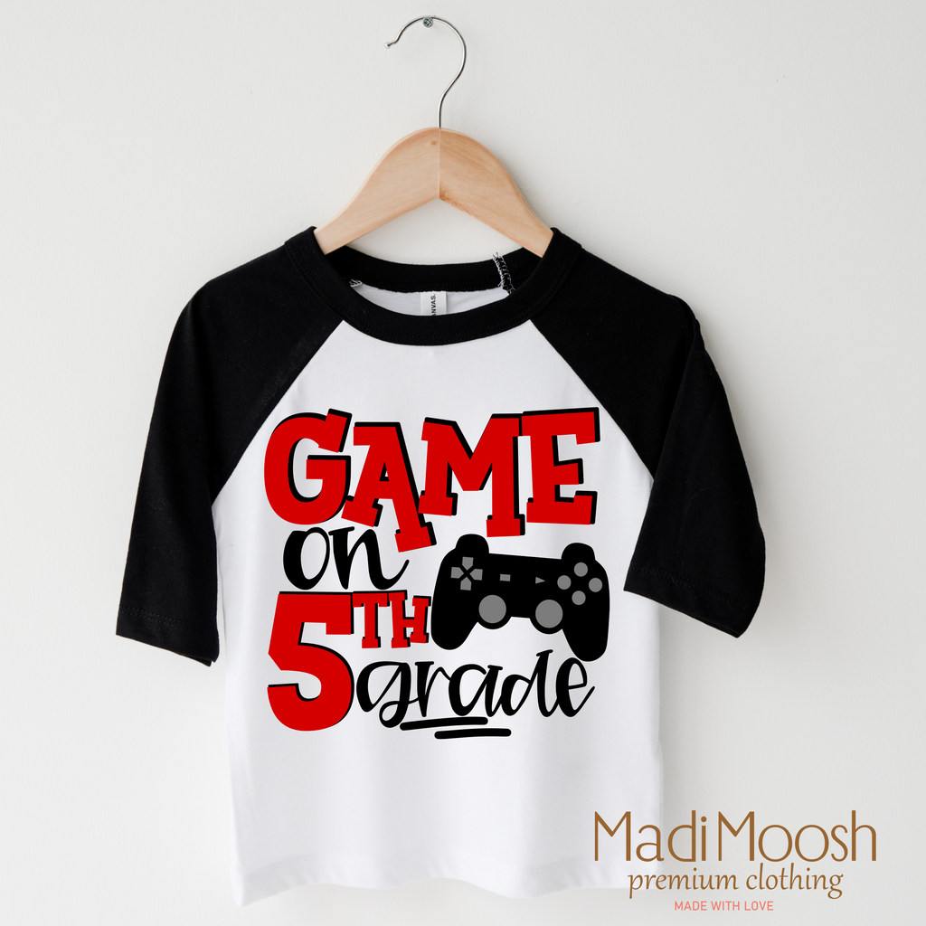 Game On Fifth Grade Back To School Shirt - School Shirt