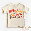 Little Miss Thankful Shirt - Thanksgiving Shirt