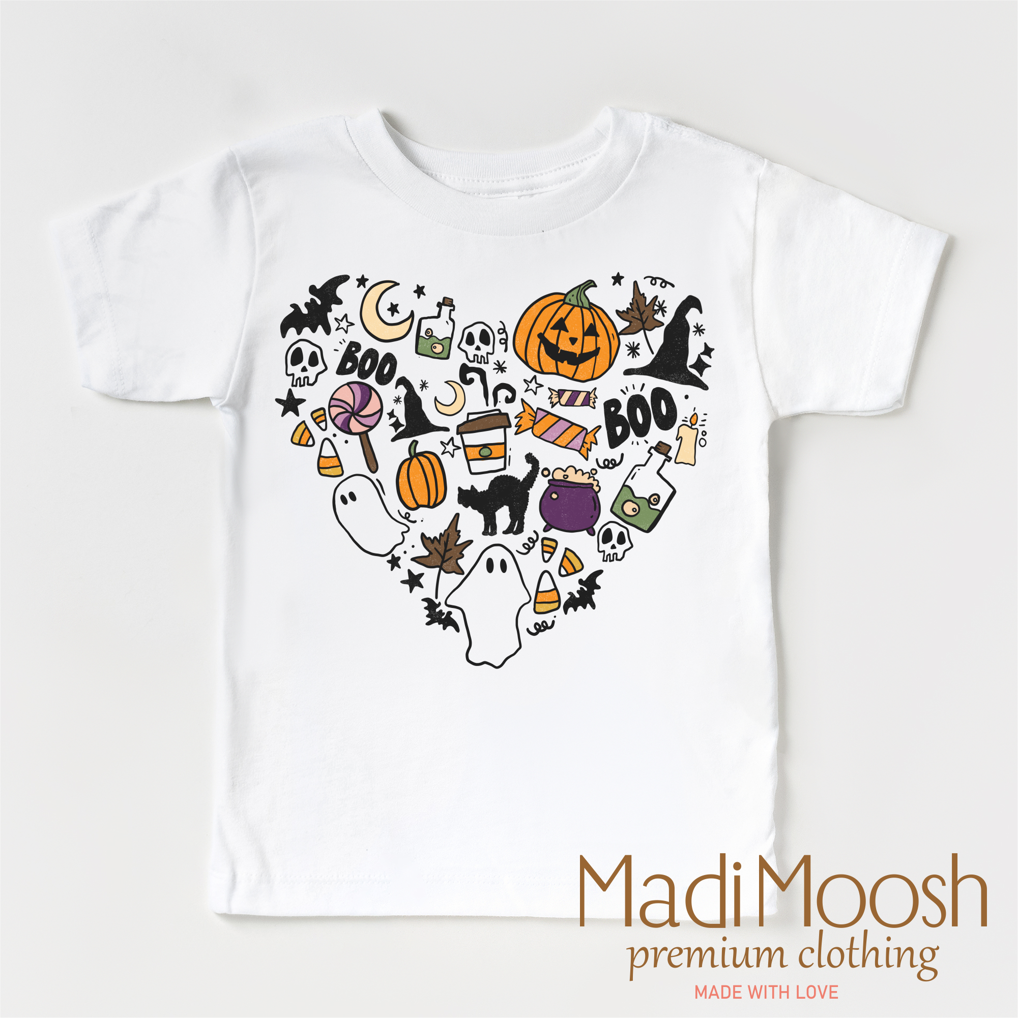I Love Halloween Heart Shirt - Halloween Shirt