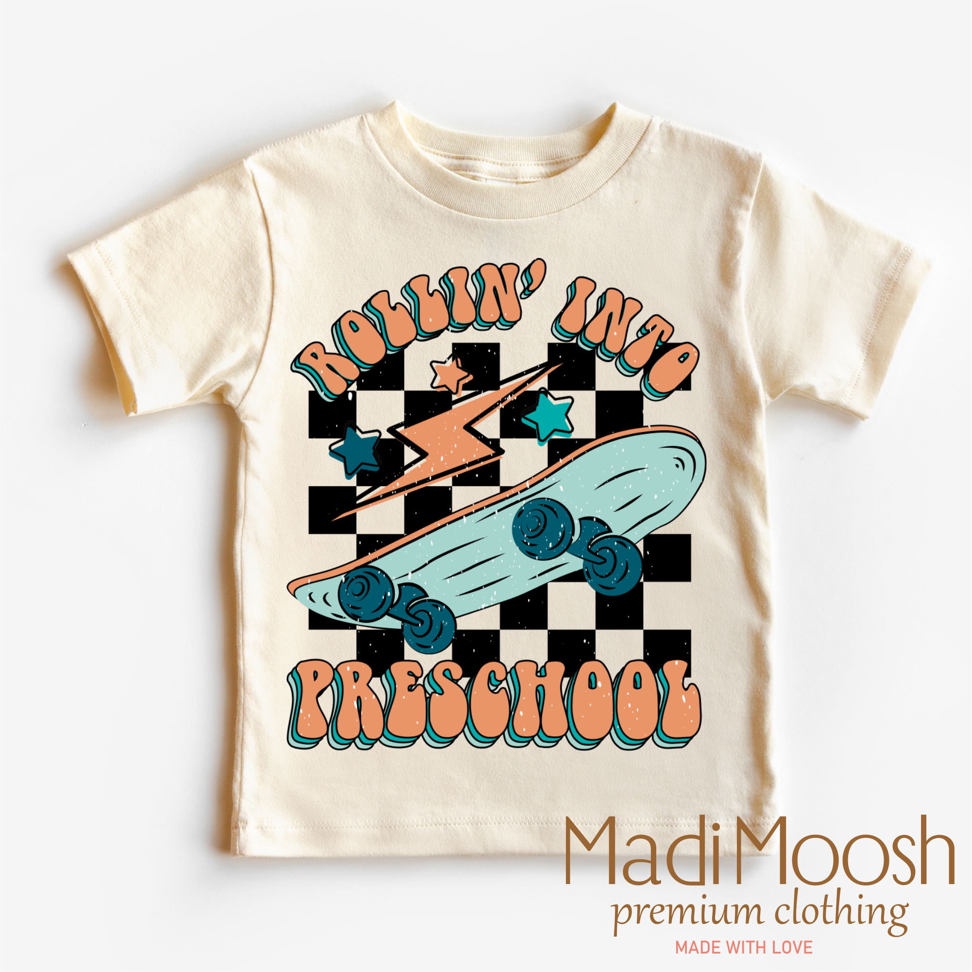 Rollin' Into Preschool Back To School Shirt - School Shirt