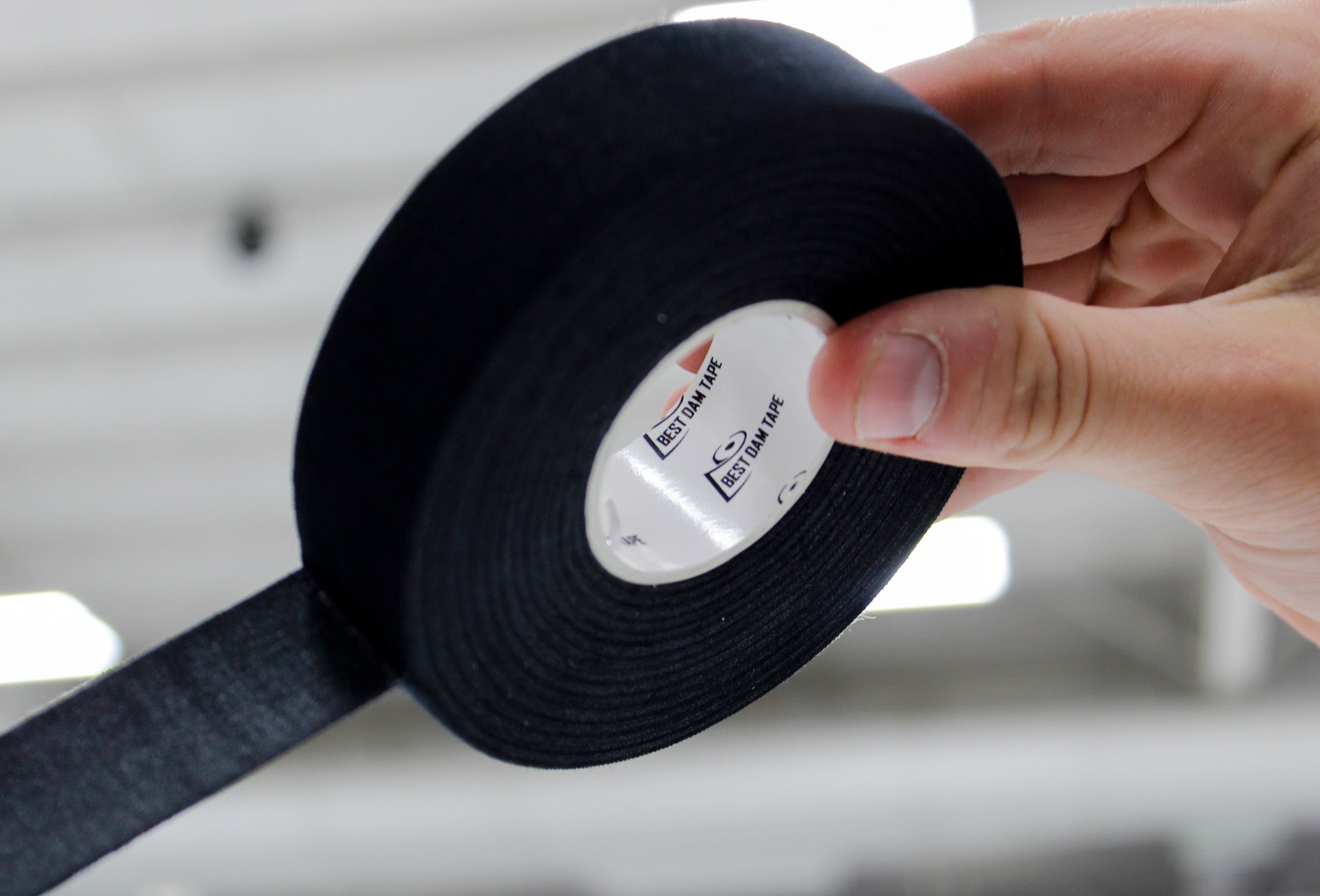 Best Dam Cloth Hockey Tape – Black (1" x 82 ft)