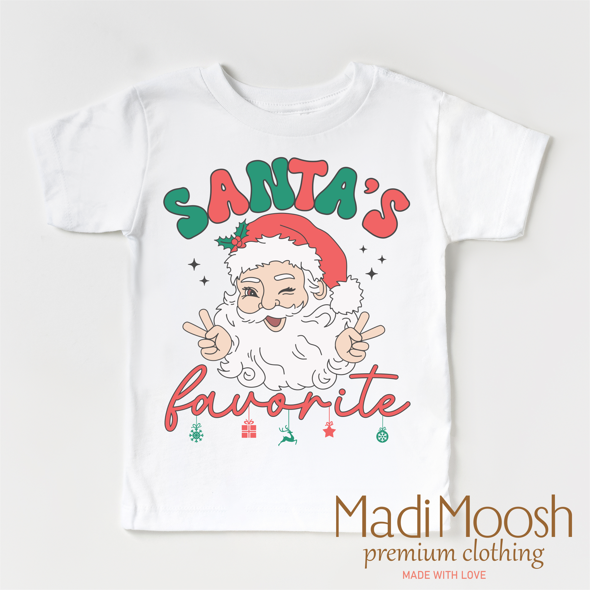 Santa's Favorite Shirt - Christmas Tee