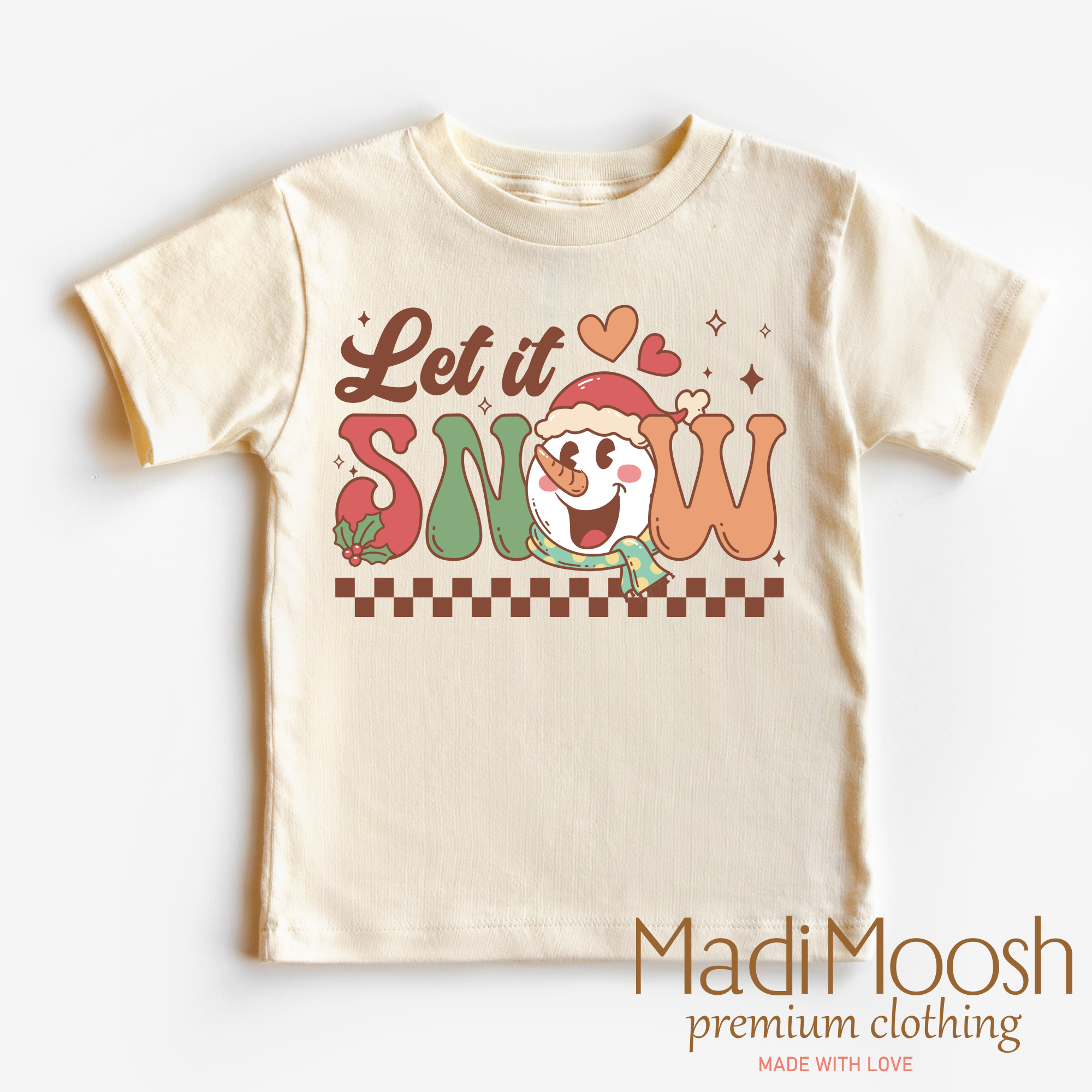 Let It Snow Christmas Shirt - Snowman Tee