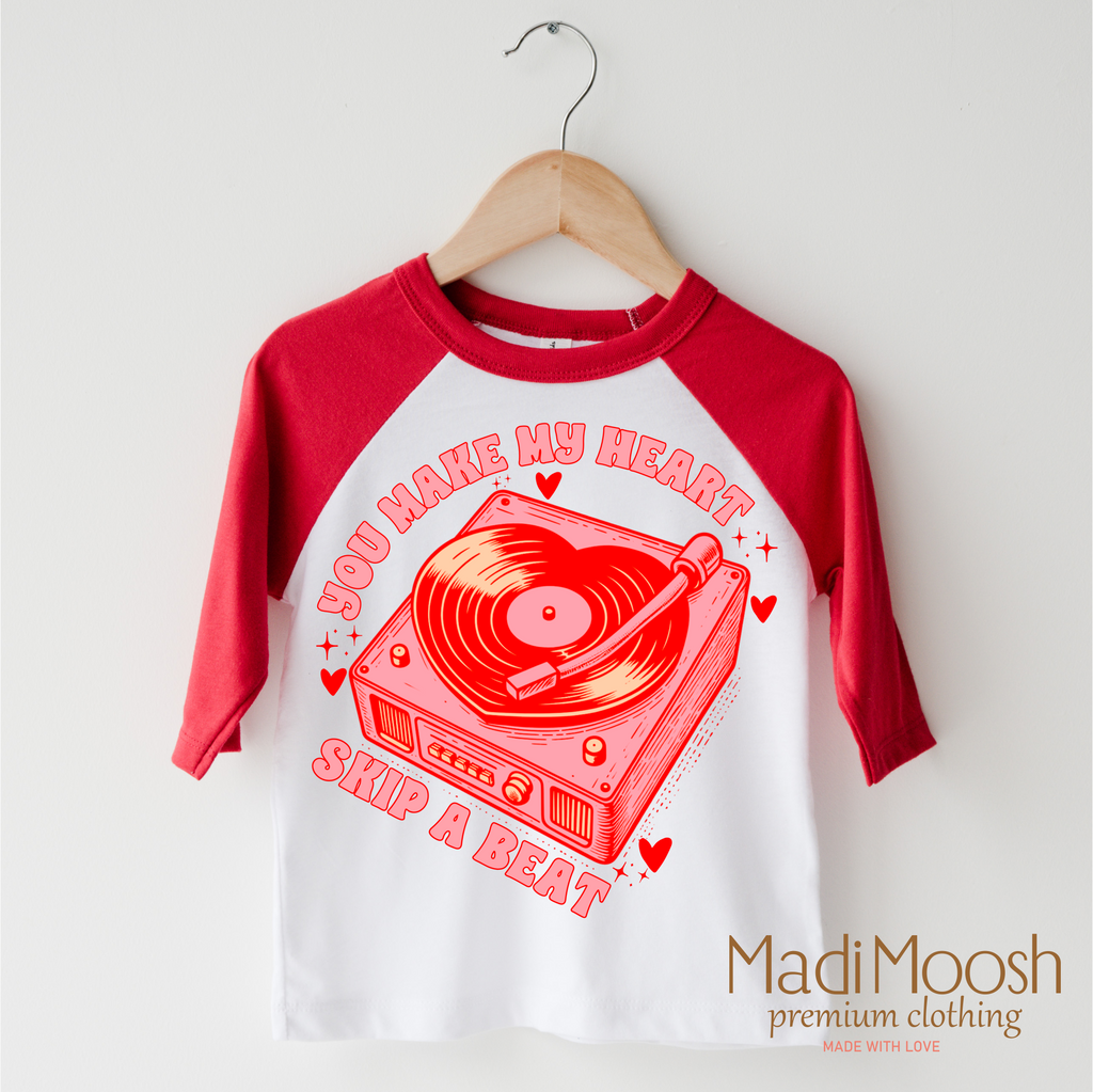 You Make My Heart Skip A Beat Retro Valentine's Day Shirt - Valentine Tee