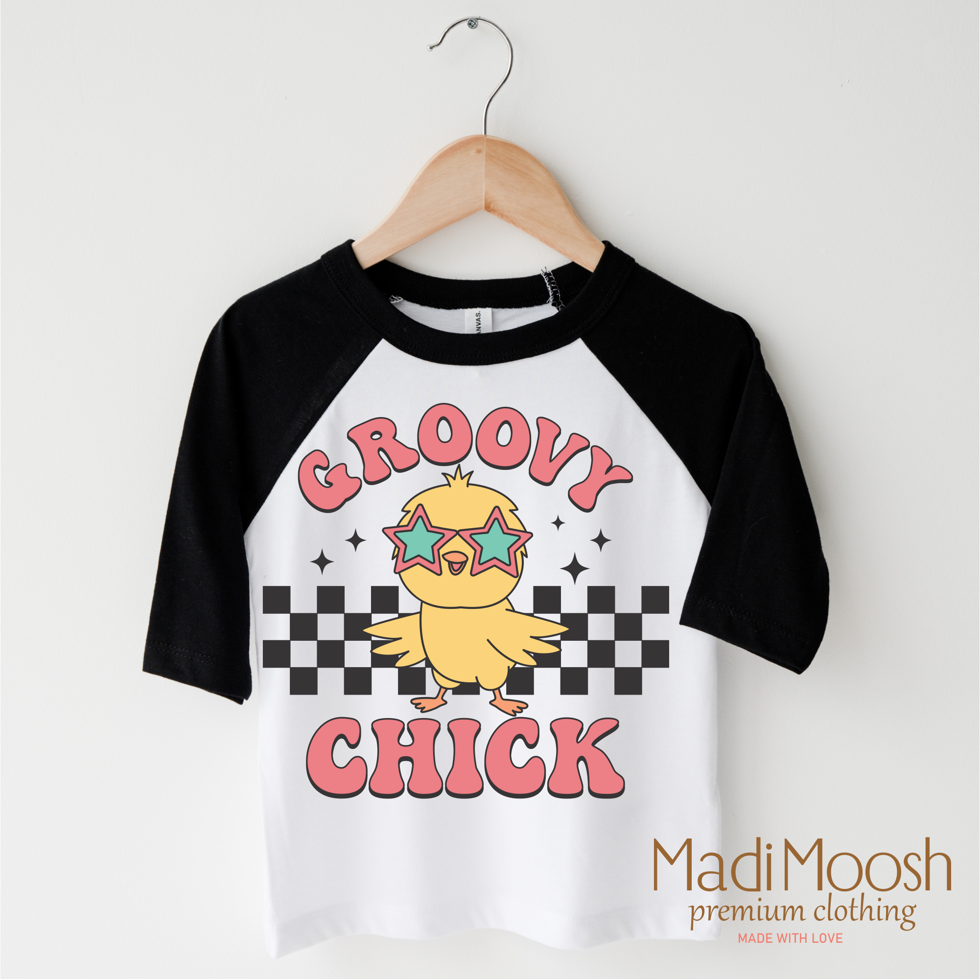 Groovy Chick Easter Shirt - Retro Easter Chicken Tee