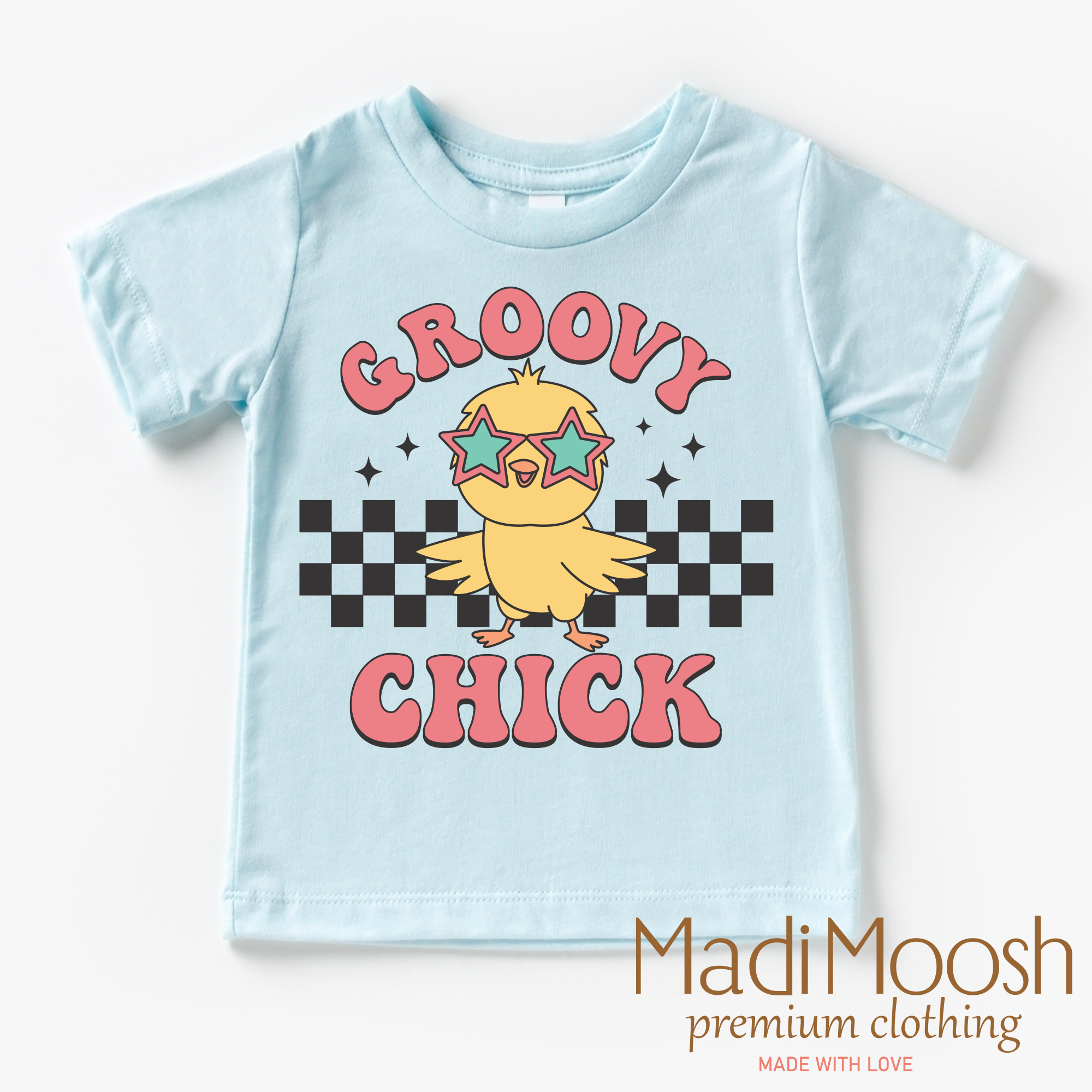 Groovy Chick Easter Shirt - Retro Easter Chicken Tee