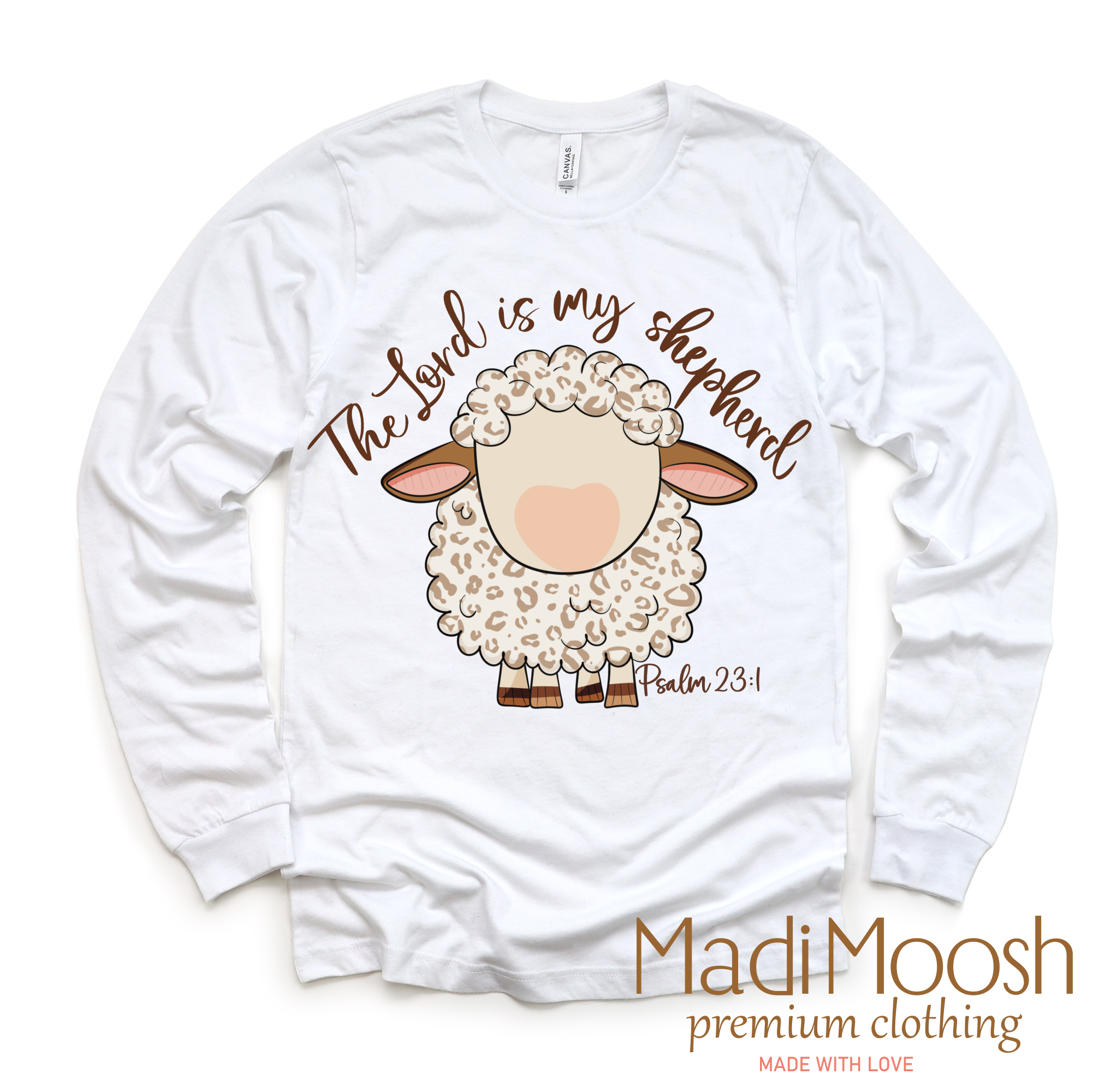 The Lord Is My Shepard Psalm 23:1 Shirt - Kids Easter Tee