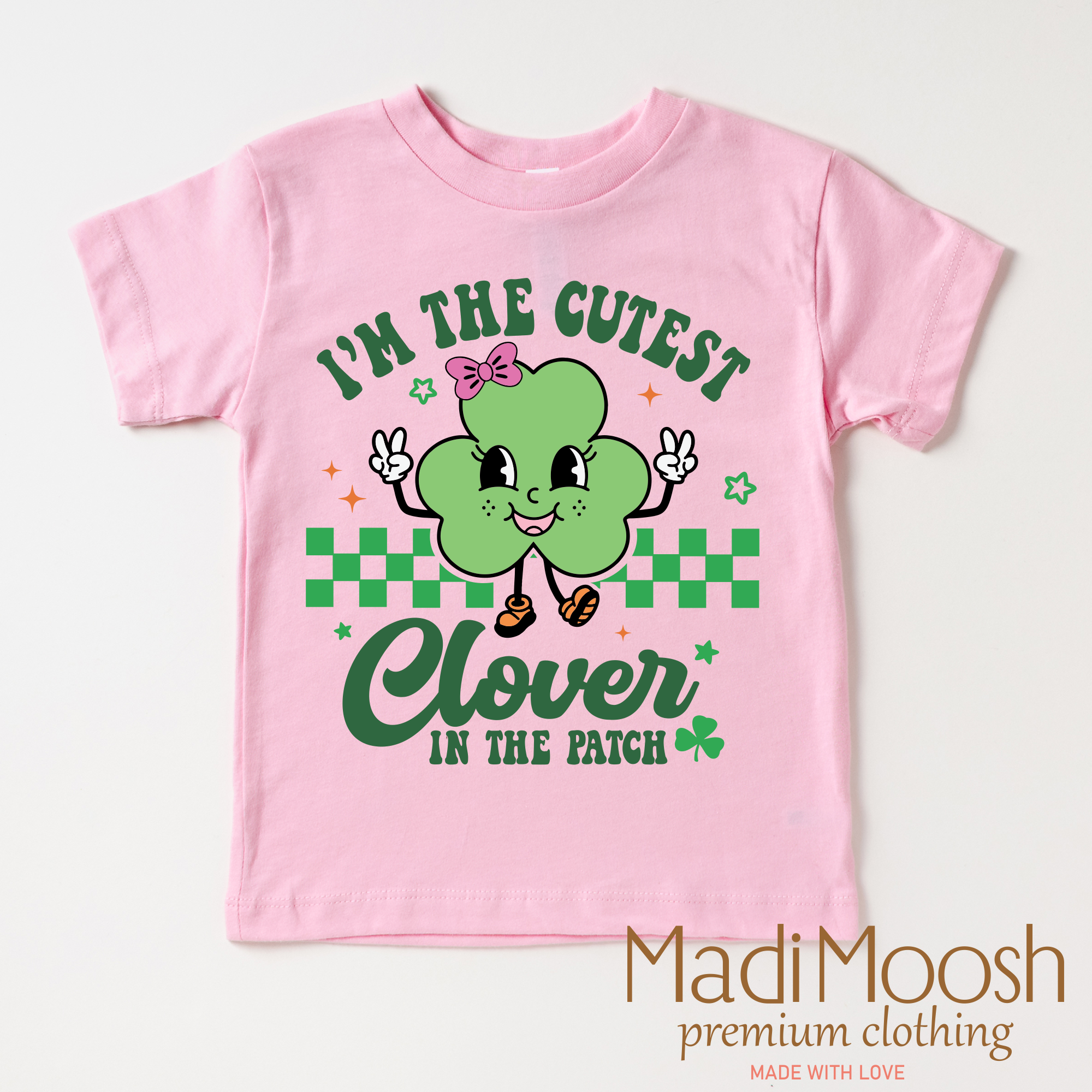 I'm The Cutest Clover In The Patch St. Patrick's Day Shirt - Kids St. Patrick's Day Tee