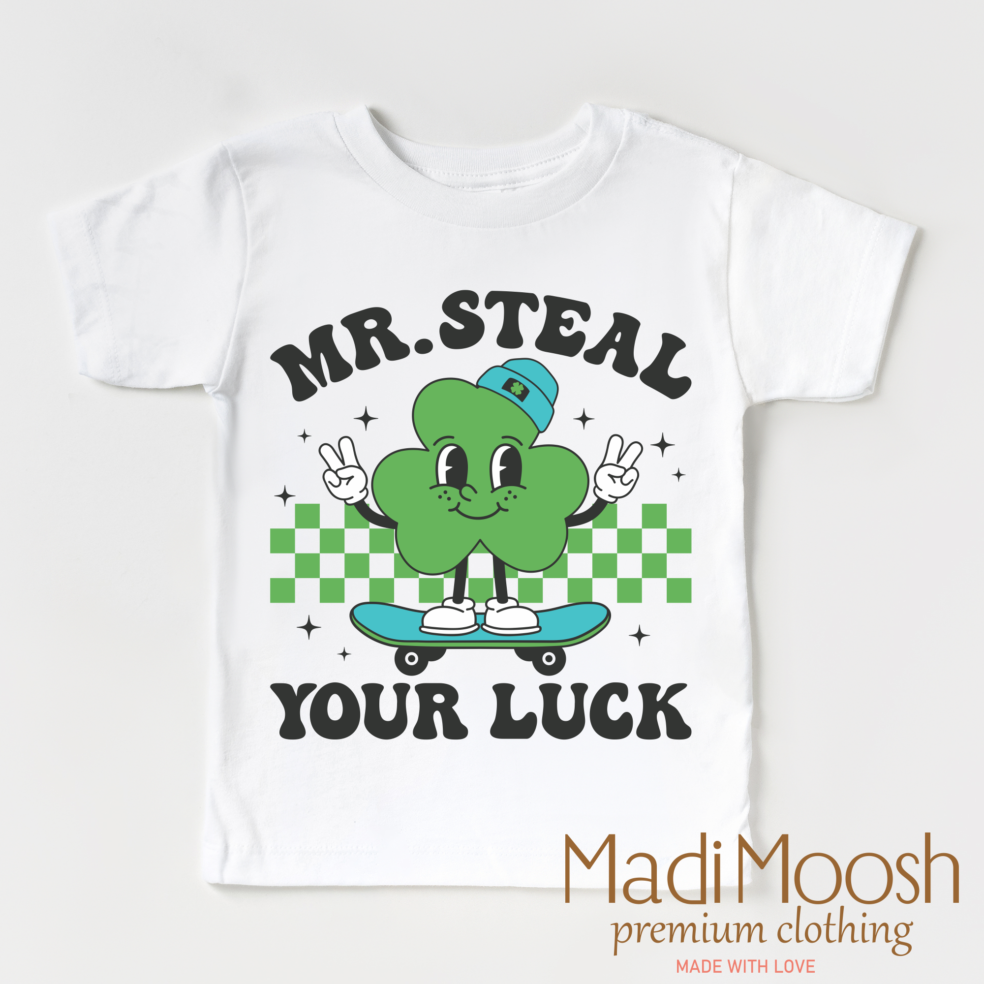 Mr. Steal Your Luck St. Patrick's Day Shirt - St. Patrick's Day Kids Tee