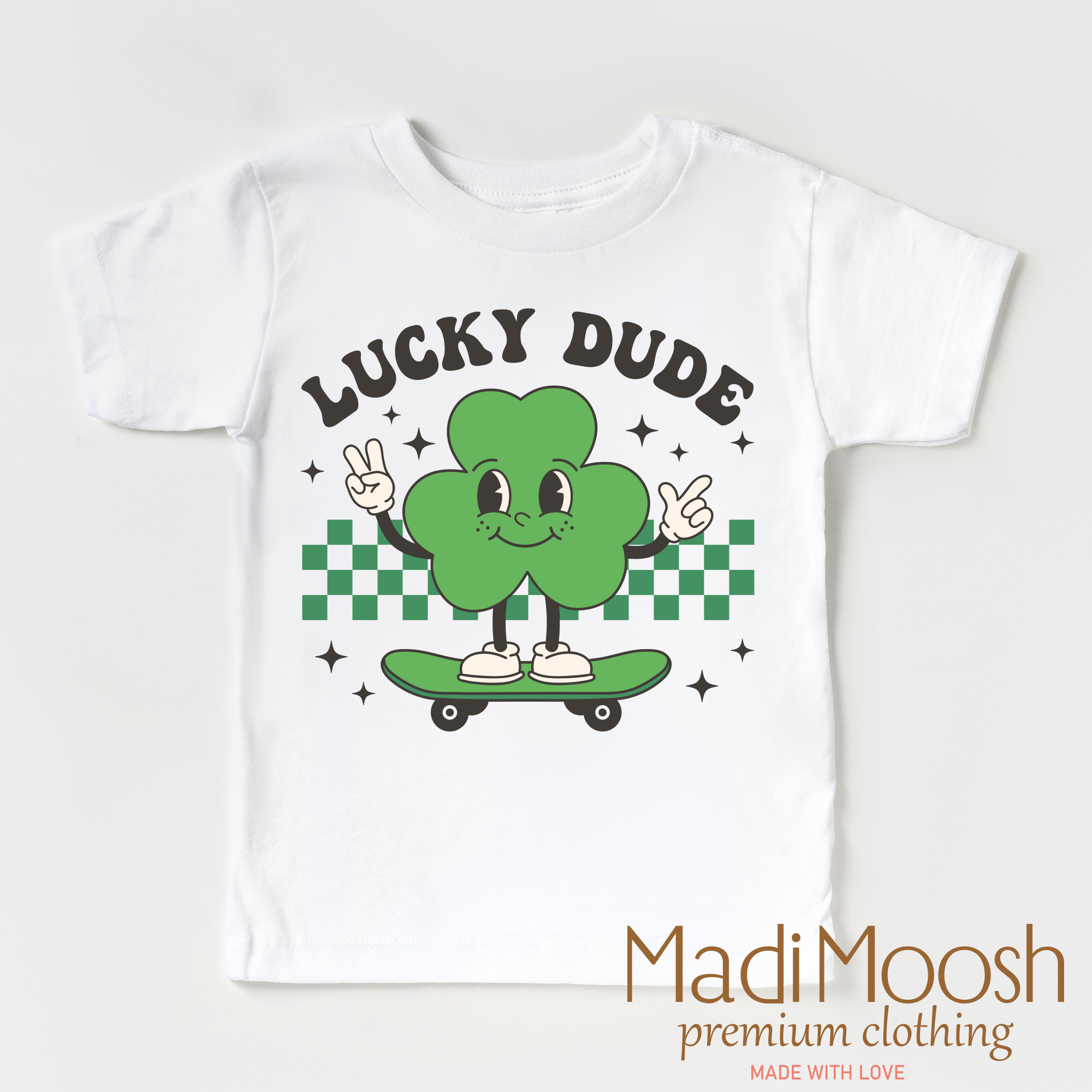 Lucky Dude St. Patrick's Day Shirt - Kids St. Patrick's Day Tee