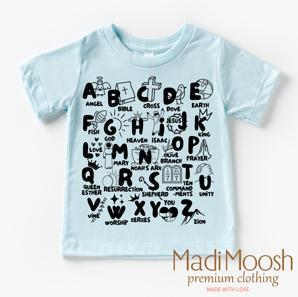Christian Alphabet Bible Shirt - Christian Shirt