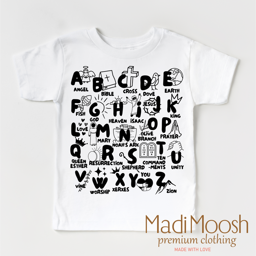 Christian Alphabet Bible Shirt - Christian Shirt