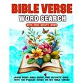 Bible Verse Word Search With Gods Mighty Word: Large Print Bible Word Find Activity Book With 100 Puzzles Based On NIV Bible Verses - Paperback