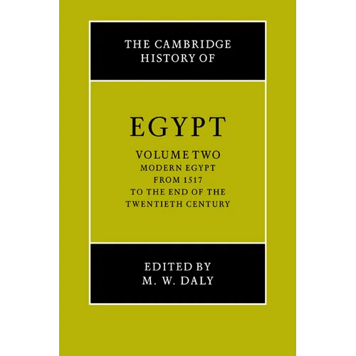 The Cambridge History of Egypt - Paperback