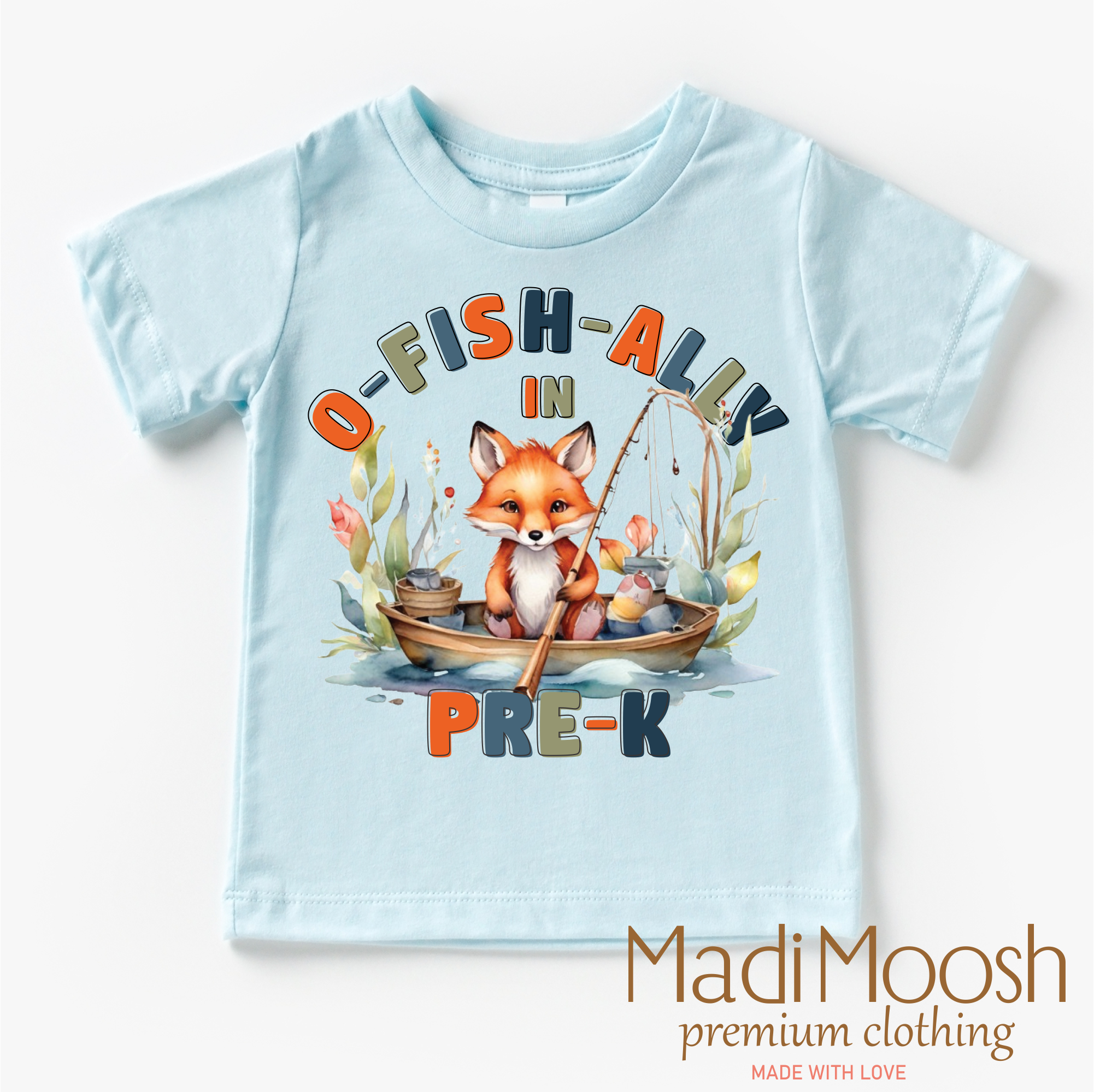 O-Fish-Ally In Pre-K School Shirt - Back To School Shirt