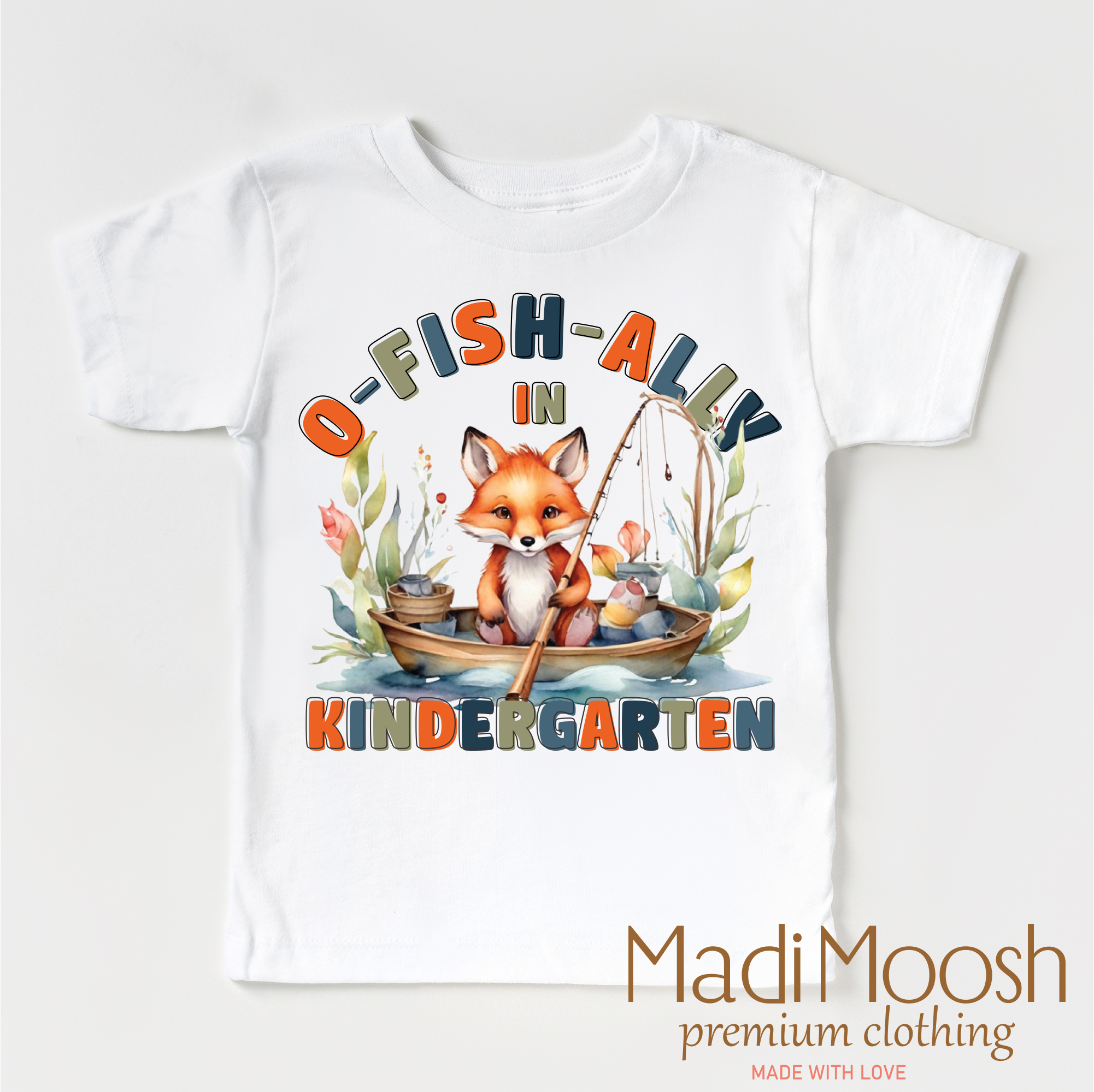 O-Fish-Ally In Kindergarten School Shirt - Back To School Shirt