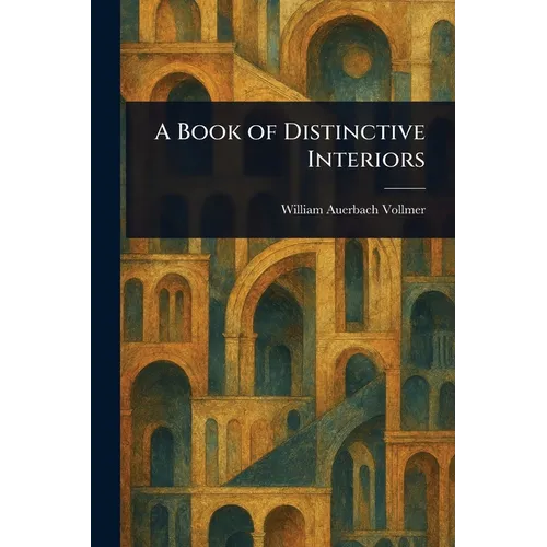 A Book of Distinctive Interiors - Paperback