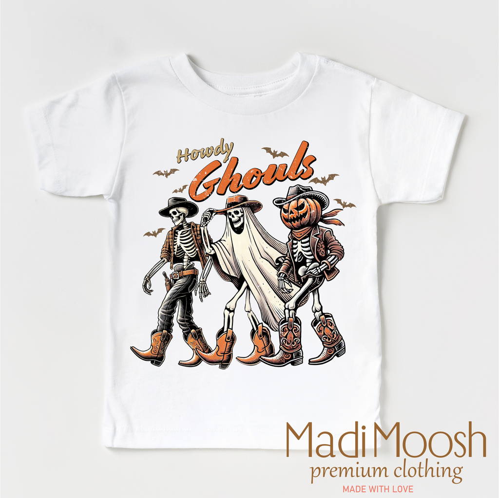 Howdy Ghouls Western Shirt - Halloween Shirt