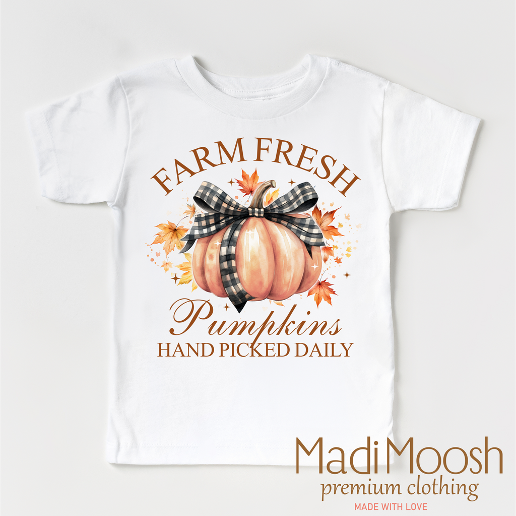 Farm Fresh Pumpkins Fall Shirt - Autumn Tee
