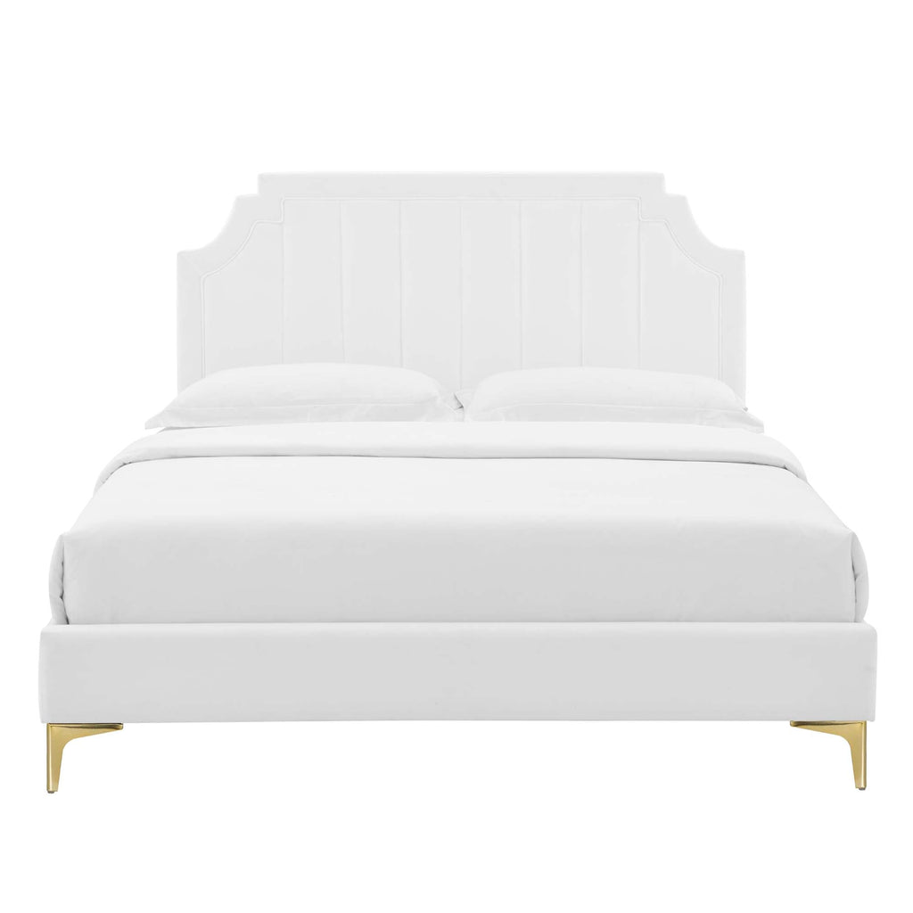 Sienna Performance Velvet King Platform Bed by Modway - MOD-6918
