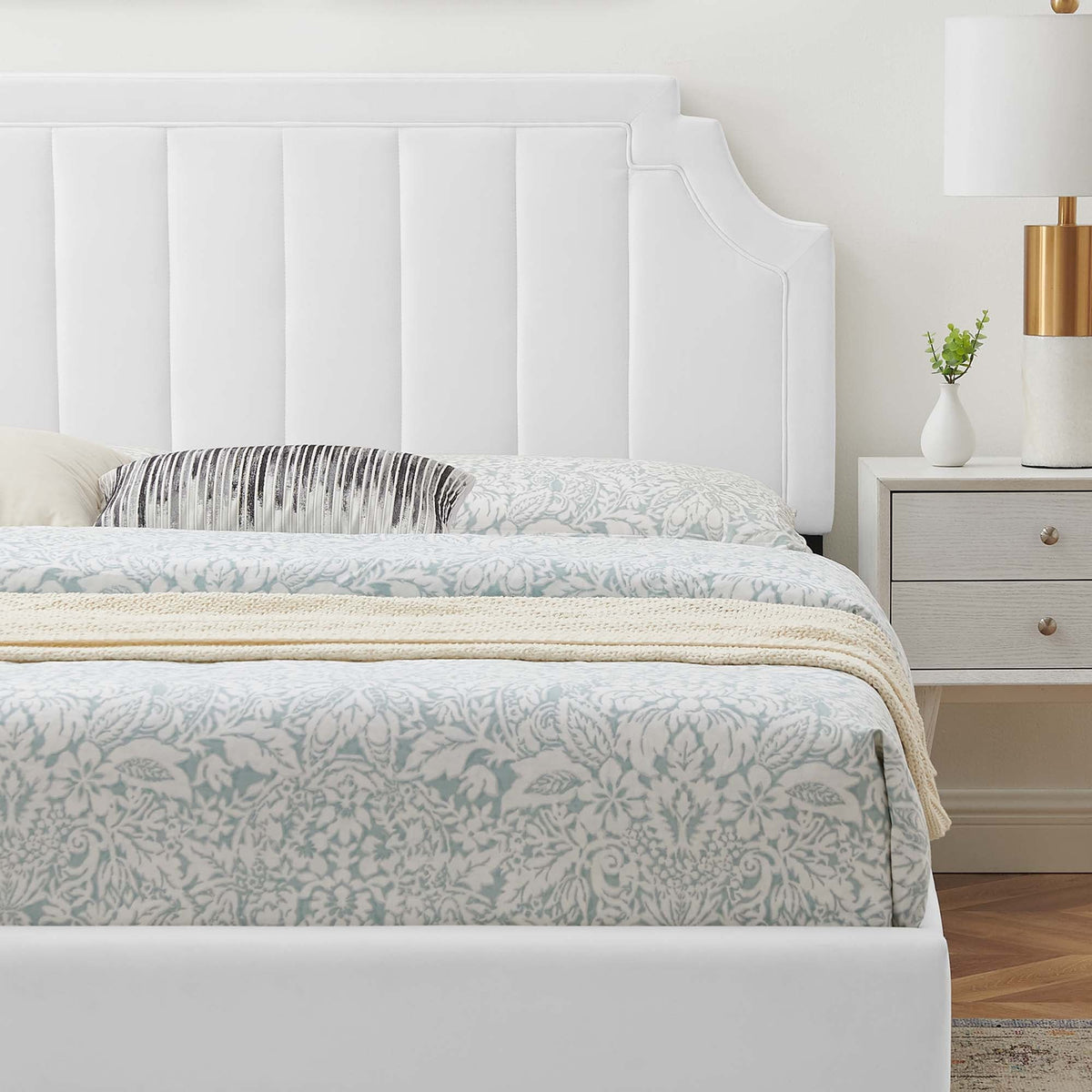 Sienna Performance Velvet King Platform Bed by Modway - MOD-6919