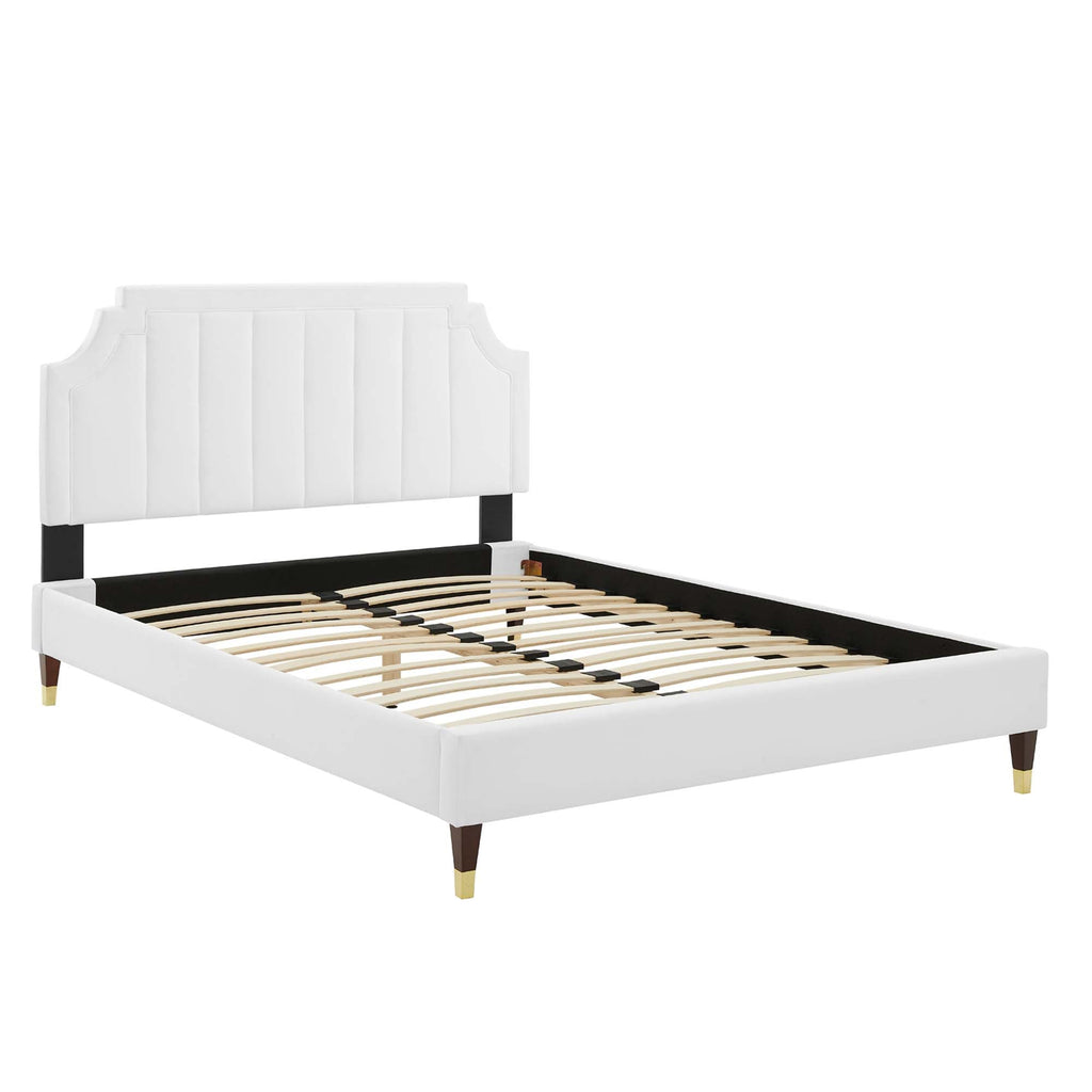 Sienna Performance Velvet King Platform Bed by Modway - MOD-6919