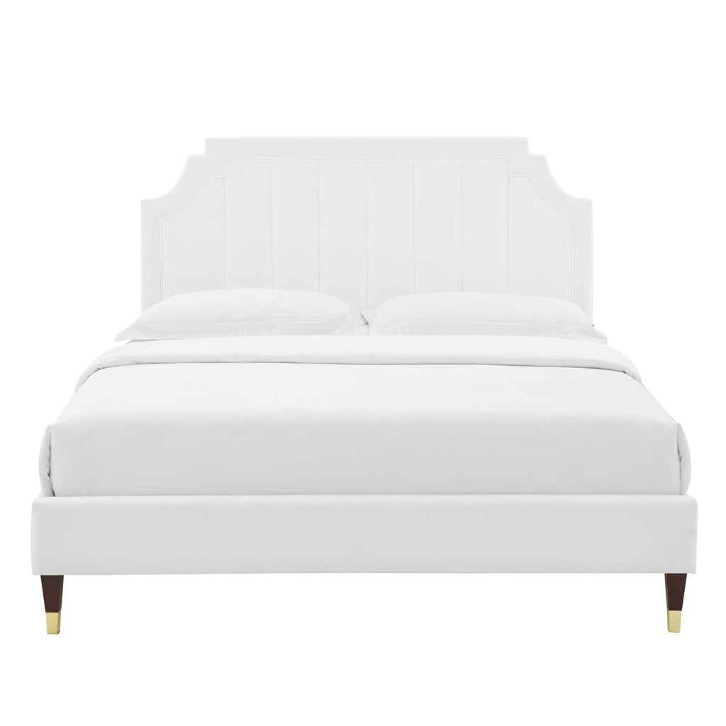 Sienna Performance Velvet King Platform Bed by Modway - MOD-6919