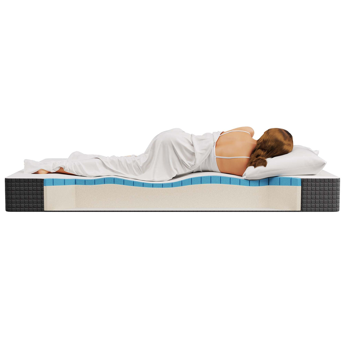 Aveline 8" Twin XL Mattress by Modway