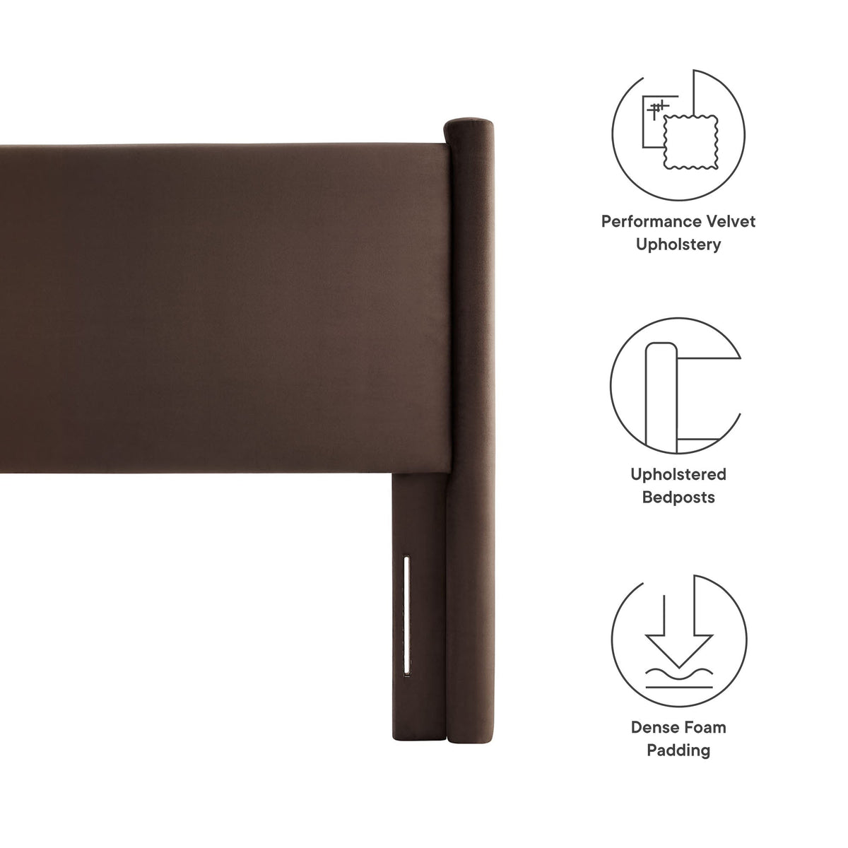 Rael Performance Velvet Headboard by Modway