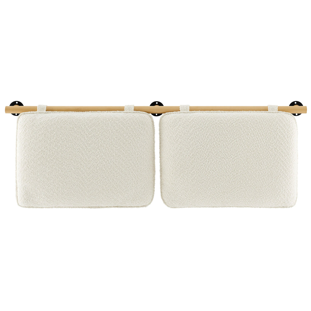 Anela Wall-Mounted Chenille Upholstered Queen Headboard by Modway