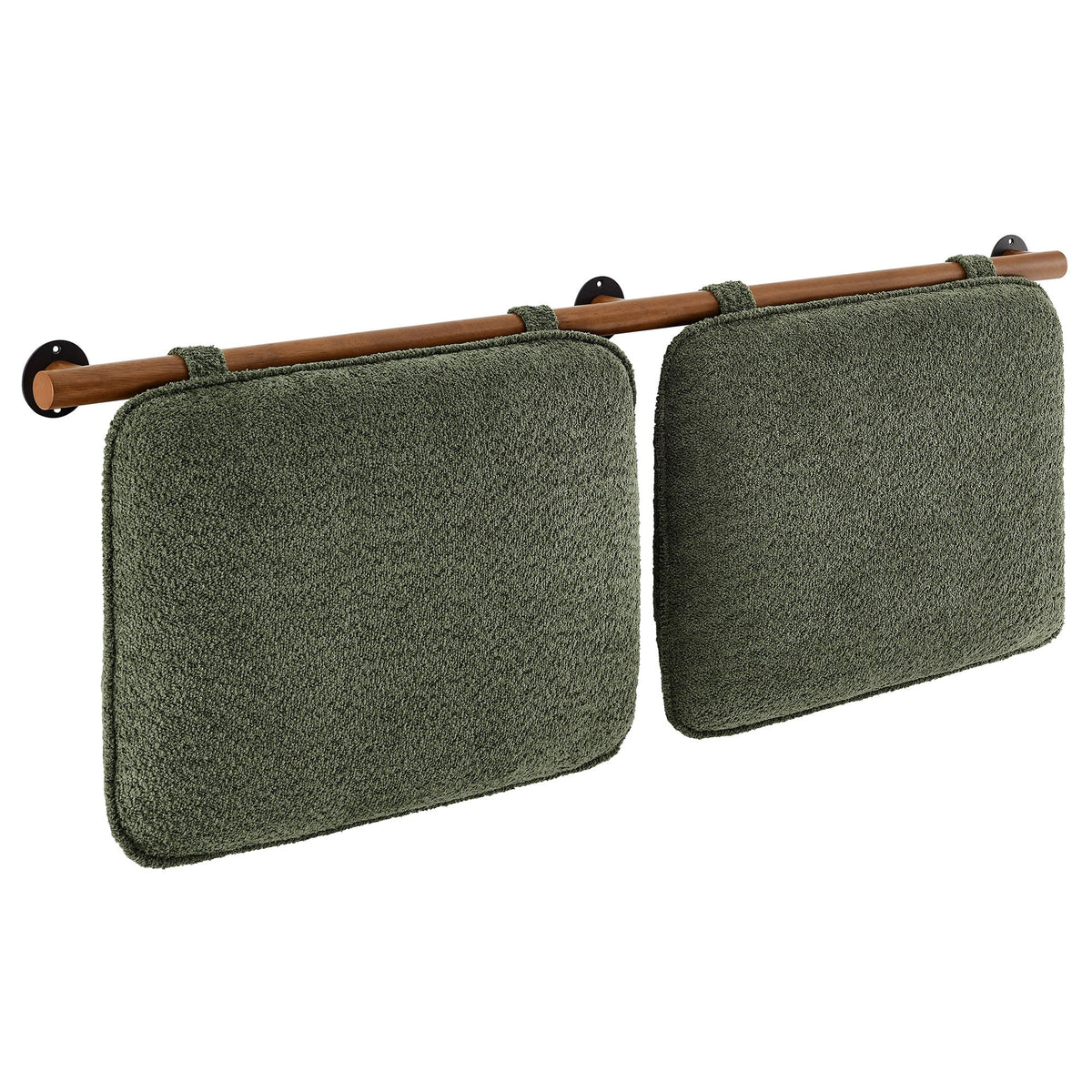 Anela Wall-Mounted Chenille Upholstered Queen Headboard by Modway