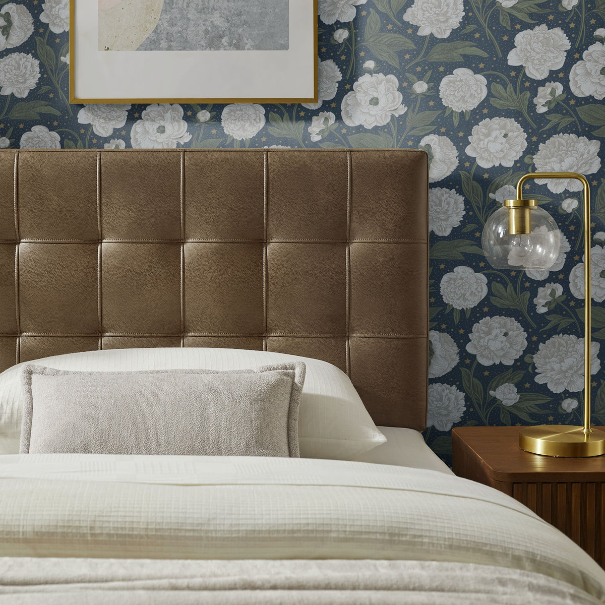Lily Vegan Leather Headboard by Modway