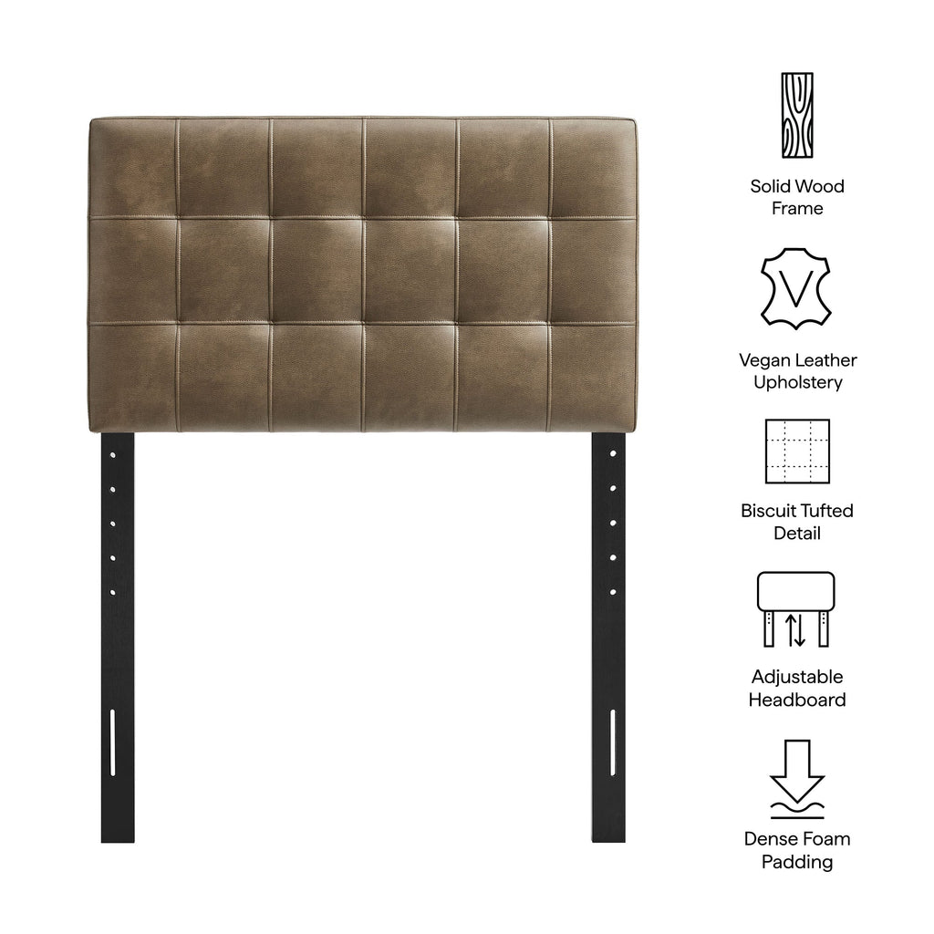 Lily Vegan Leather Headboard by Modway