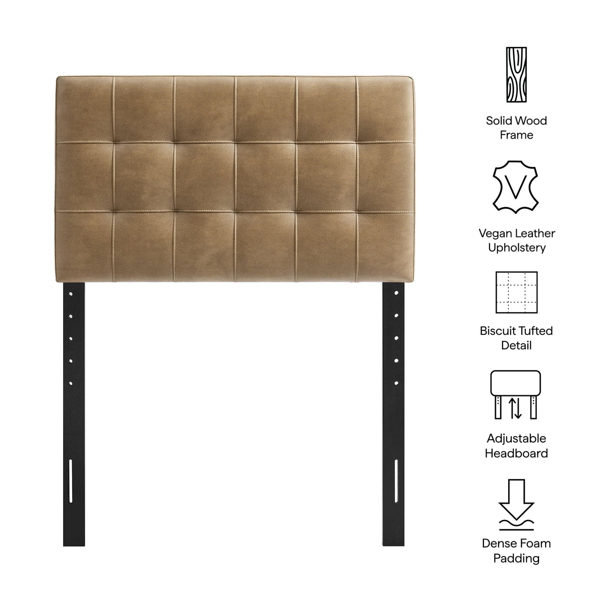 Lily Vegan Leather Headboard by Modway