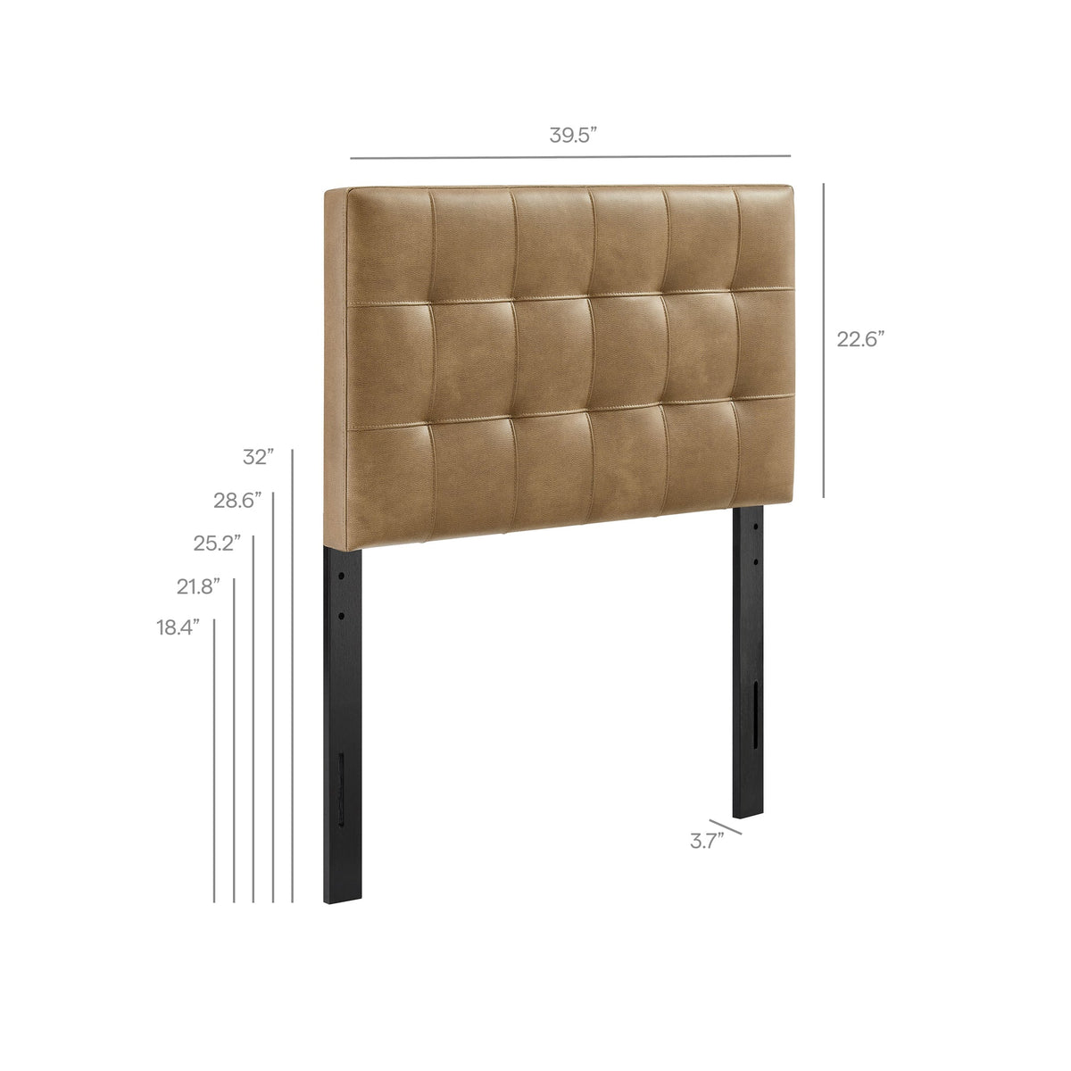 Lily Vegan Leather Headboard by Modway