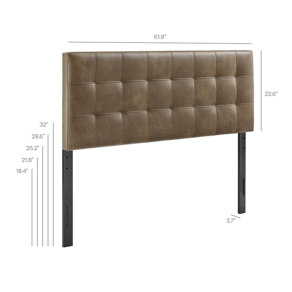 Lily Vegan Leather Headboard by Modway