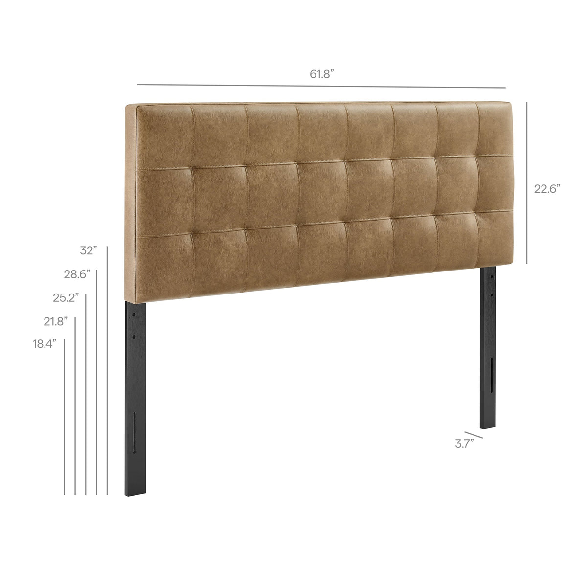 Lily Vegan Leather Headboard by Modway