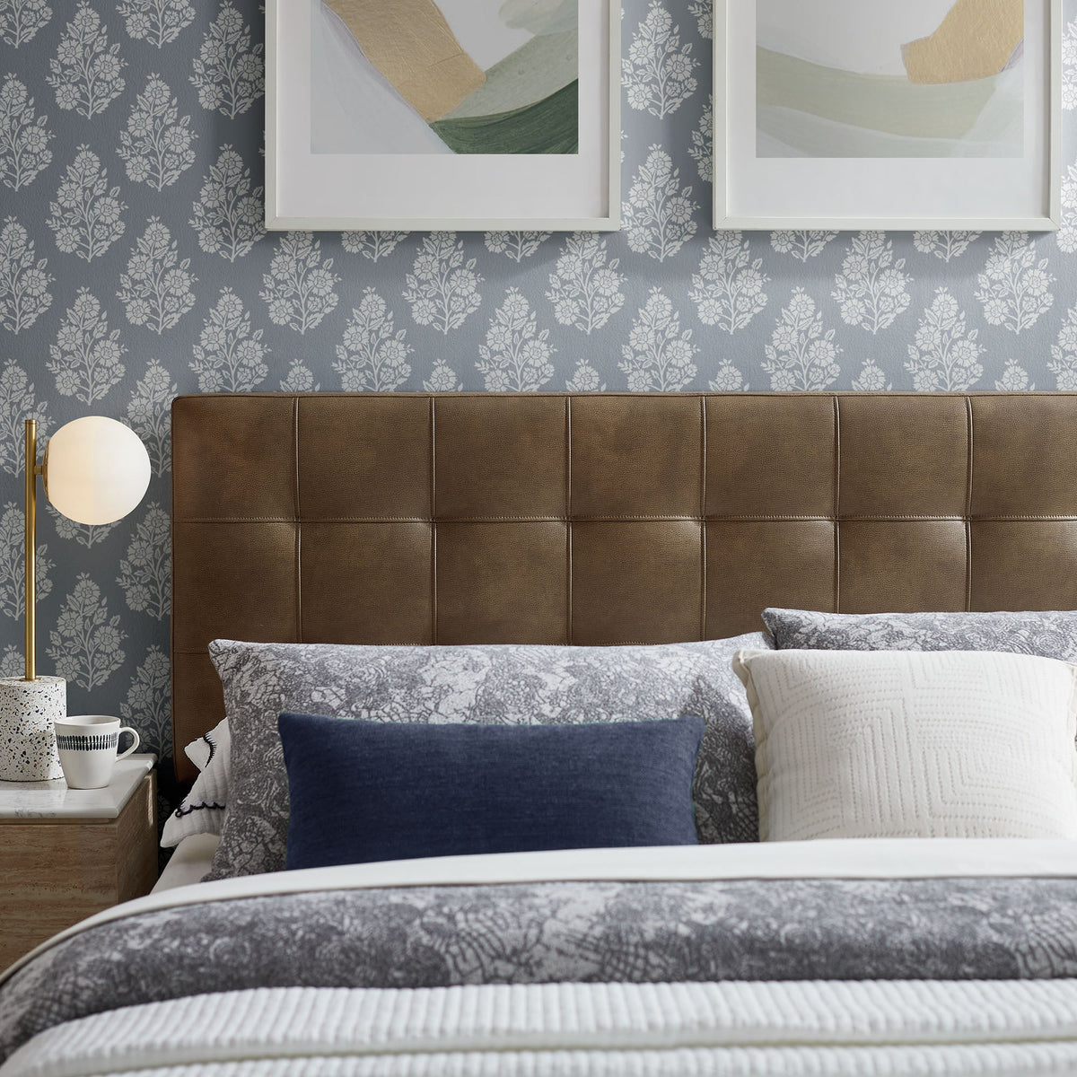 Lily Vegan Leather Headboard by Modway