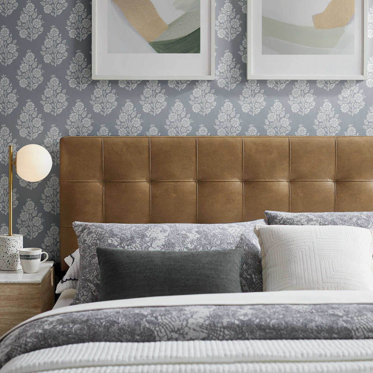 Lily Vegan Leather Headboard by Modway
