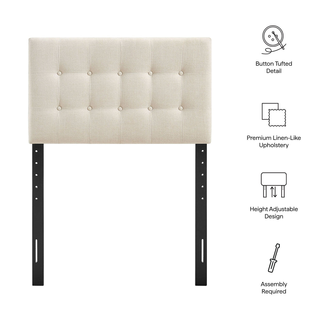 Emily Fabric Upholstered Headboard by Modway