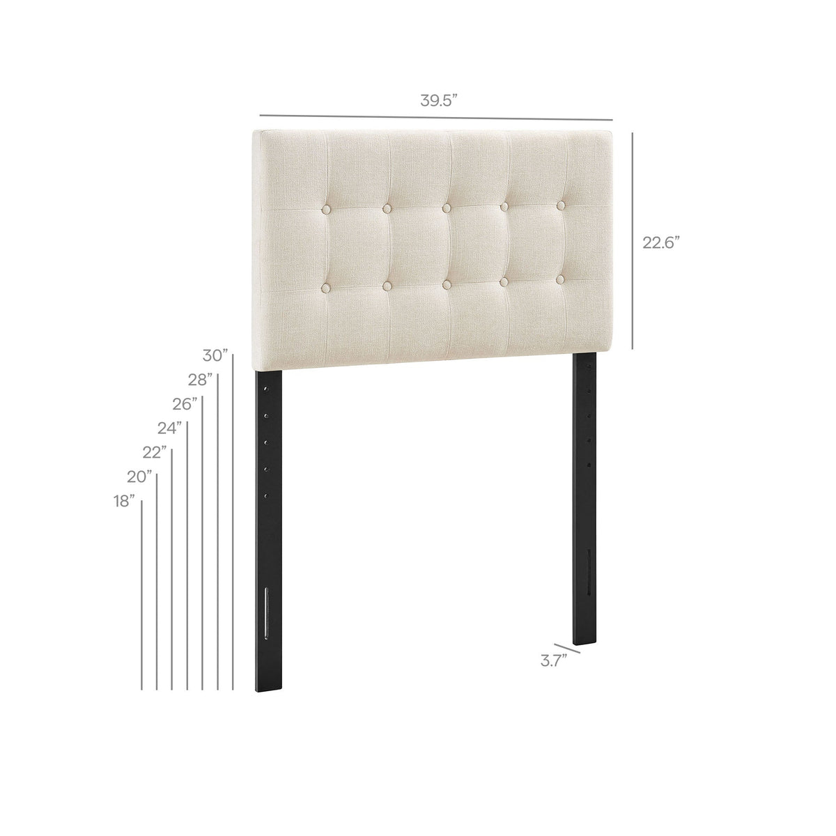 Emily Fabric Upholstered Headboard by Modway