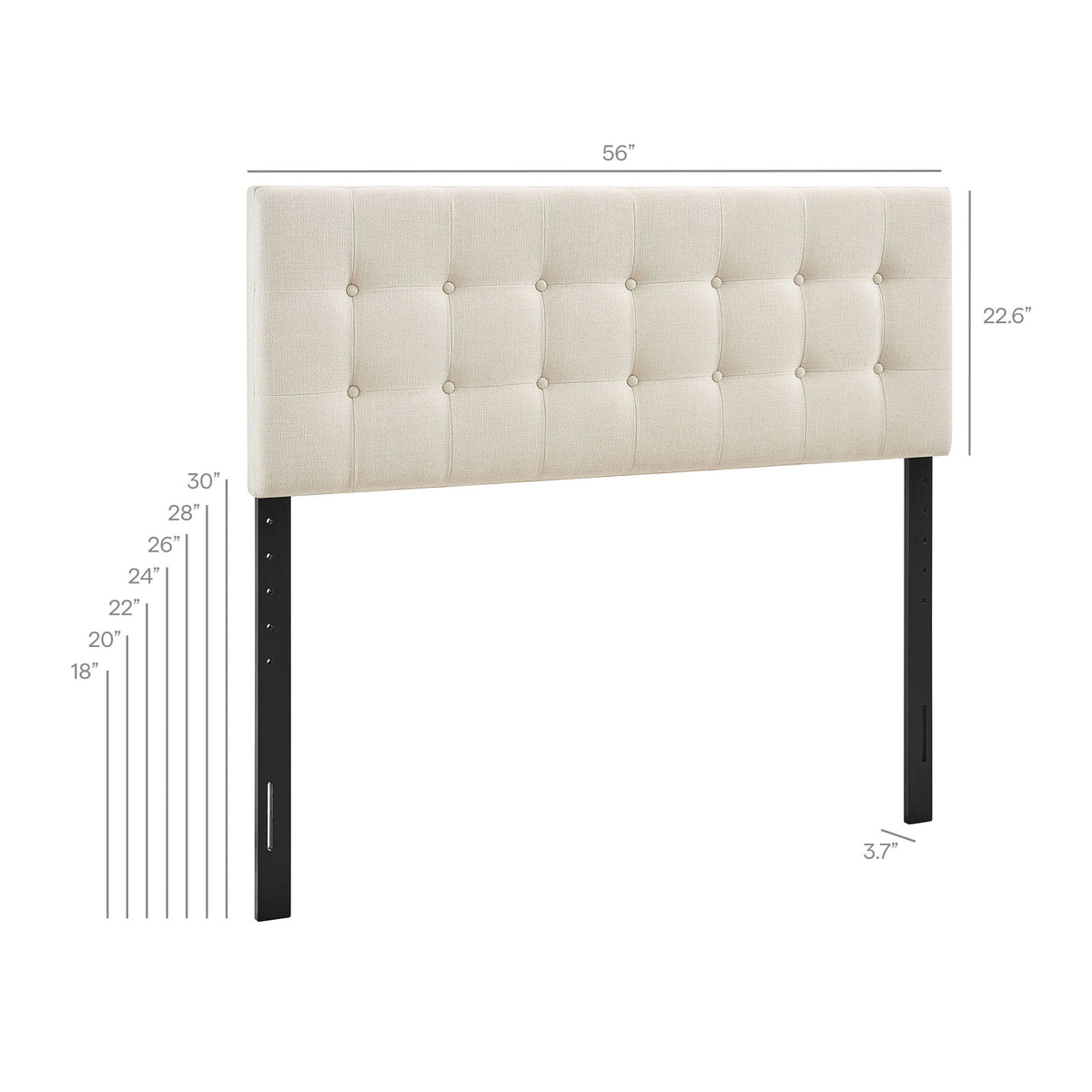 Emily Fabric Upholstered Headboard by Modway