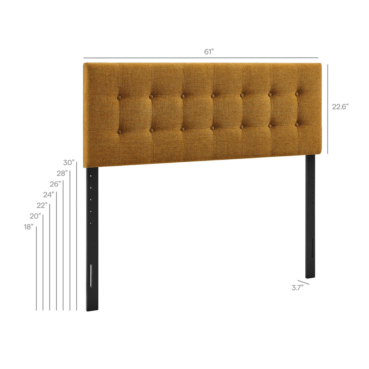 Emily Fabric Upholstered Headboard by Modway