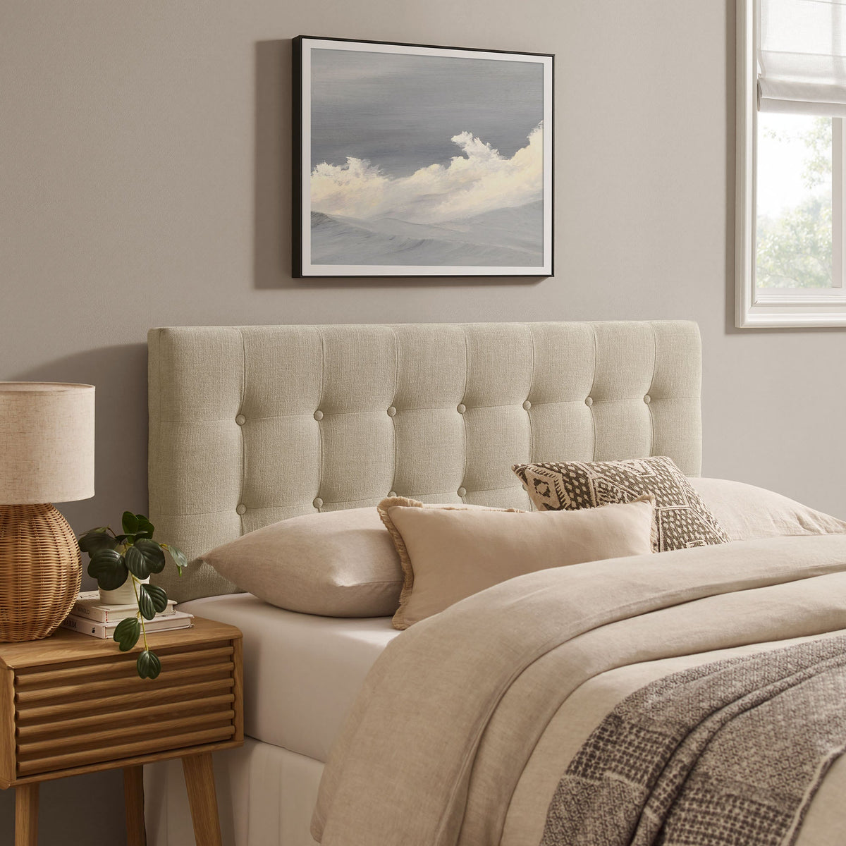 Emily Fabric Upholstered Headboard by Modway