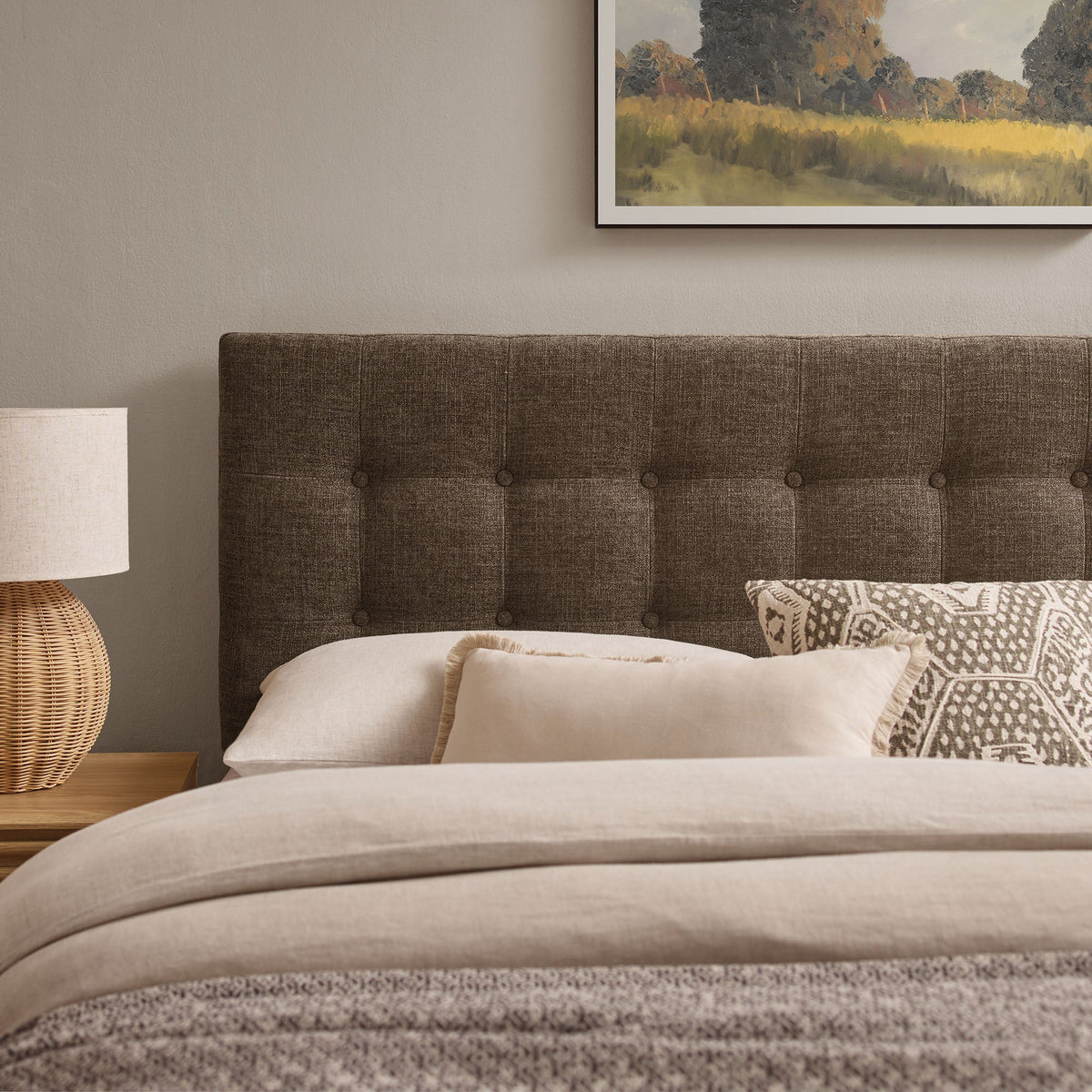 Emily Fabric Upholstered Headboard by Modway