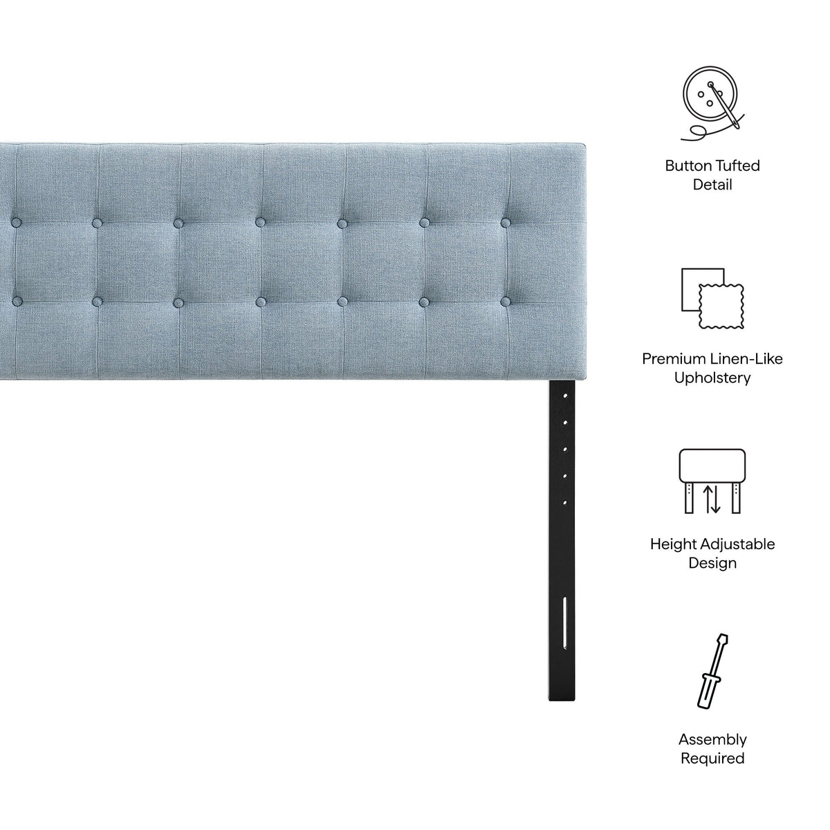 Emily Fabric Upholstered Headboard by Modway