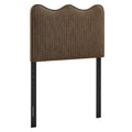 Athena Striped Fabric Upholstered Headboard by Modway