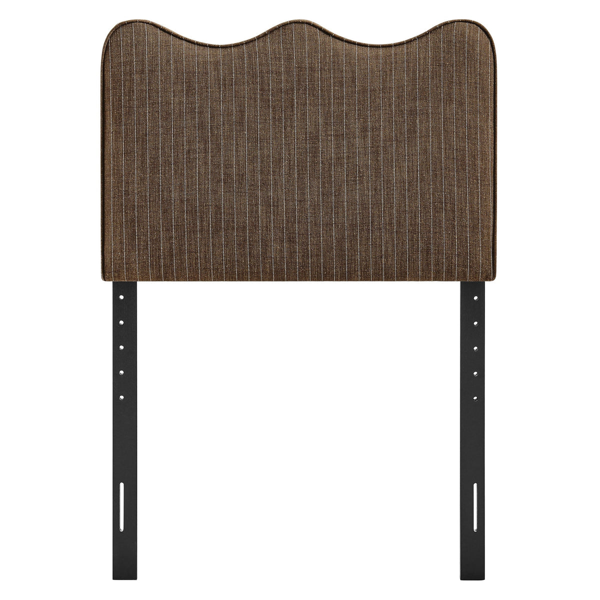 Athena Striped Fabric Upholstered Headboard by Modway
